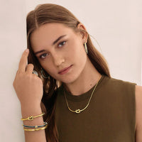 Interlok Single Knot Hinged Bangle