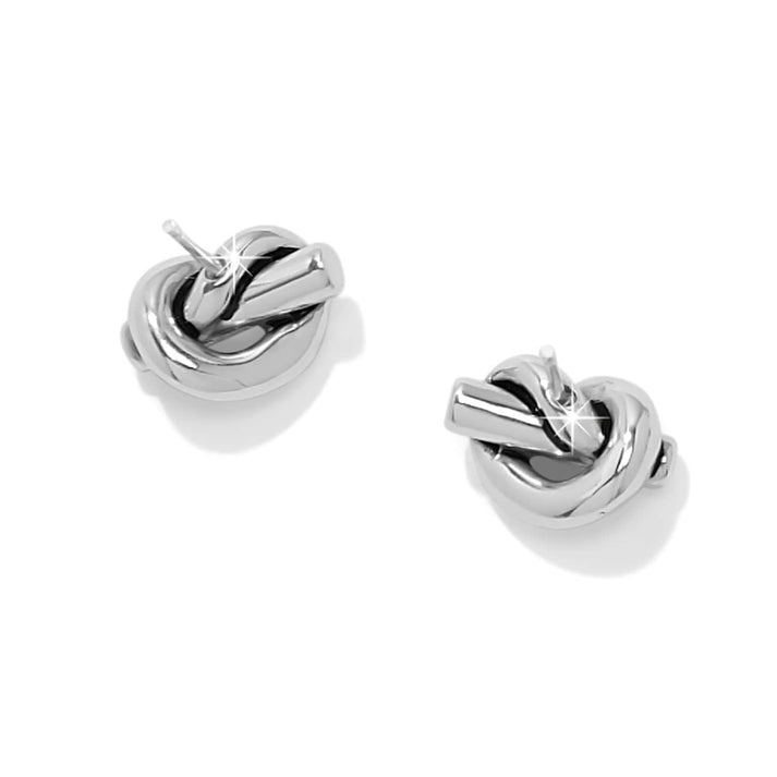 Interlok Single Knot Mini Earrings