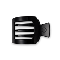 Jet Black Medium Flat Square Hair Clip
