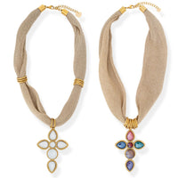 TRIBUTE CROSS NECKLACE