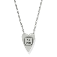 Love Messages B Bold Reversible Necklace