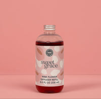 Sweet Grace Pink Flower Diffuser Oil 8oz Refill