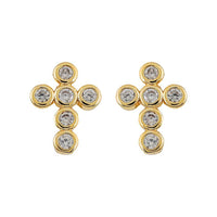 Mimi Mini Cross Earrings