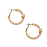 Mystery Of Love Heart Crystal Hoop Earrings