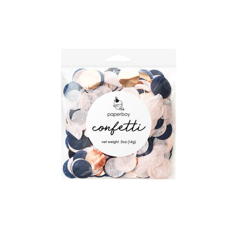 Table Confetti - Navy, Blush & Gold: 0.5oz