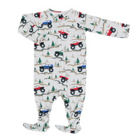 Over the River Zipper Footie