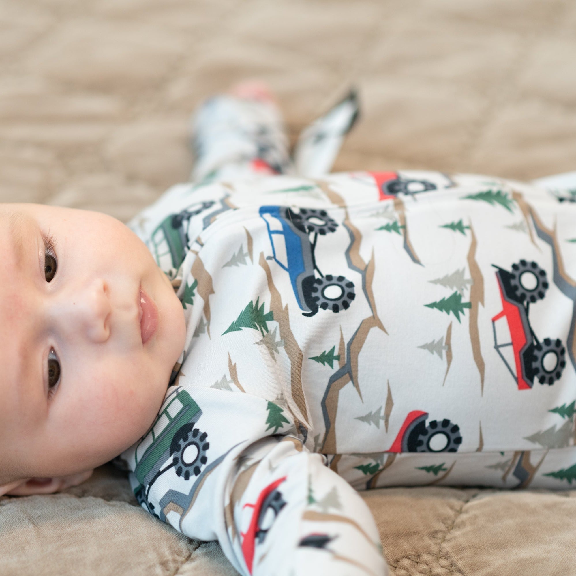 Over the River Zipper Footie