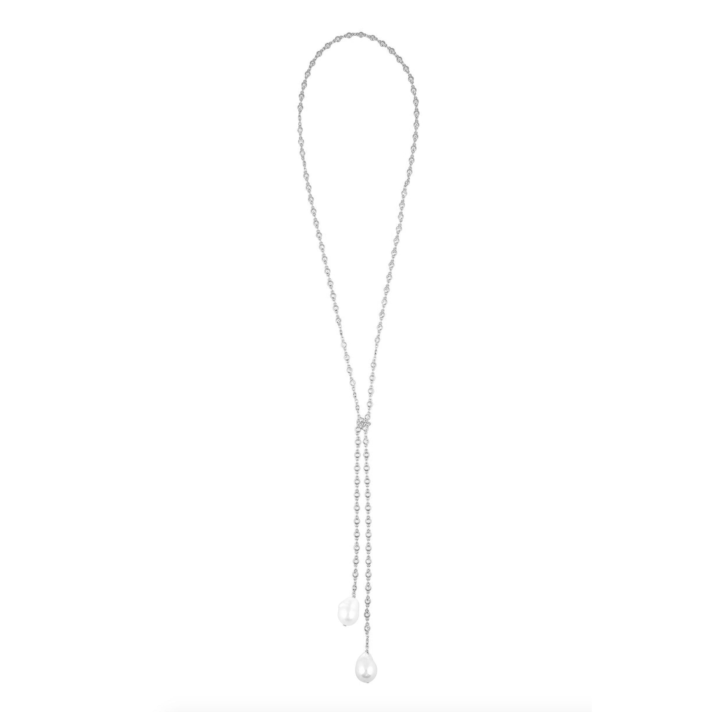 Pearl Bolo Necklace