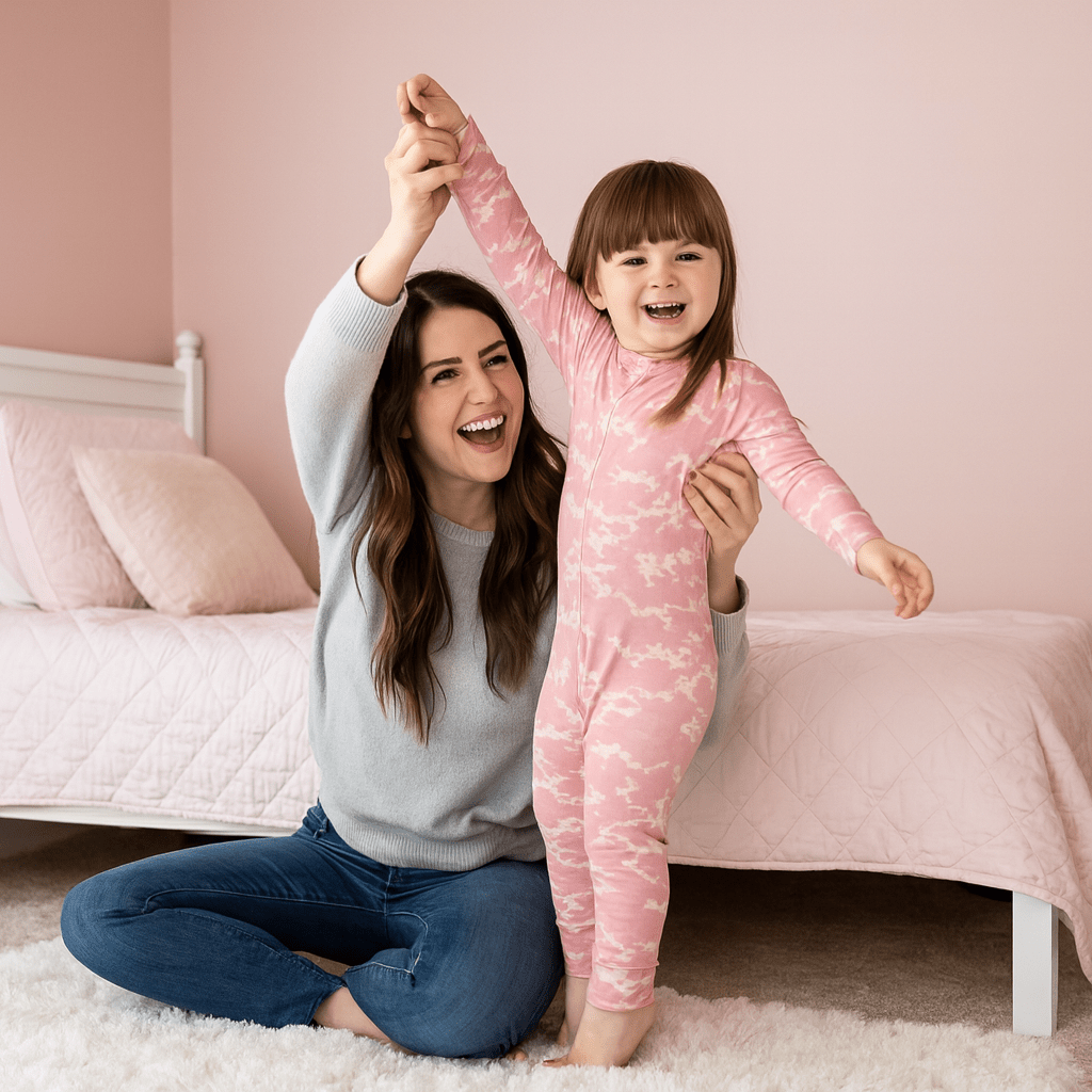 Pink Camouflage Convertible Romper