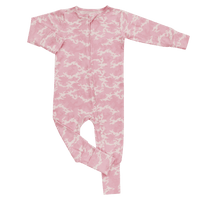 Pink Camouflage Convertible Romper