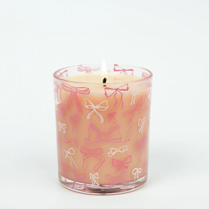 Sweet Grace Pink Bow Candle