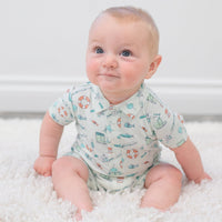 Fishing Poles Polo Romper