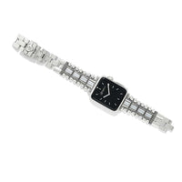 Pretty Tough Gem Watch Band silver-plated links with crystal baguettes