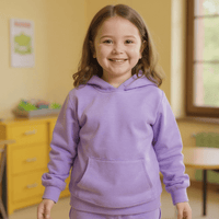 Purple Lily Hooded Jogger Set