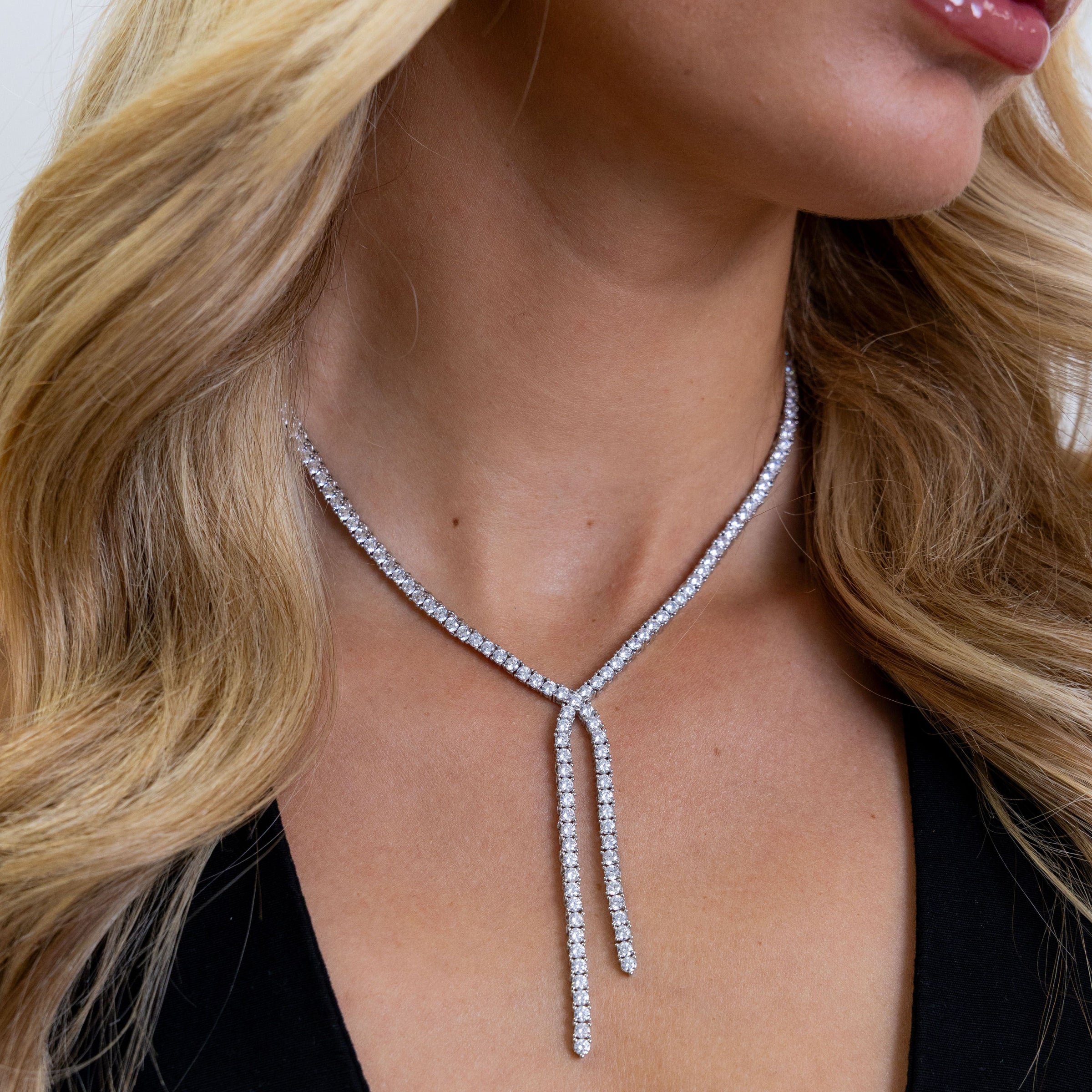 Tennis Bolo Necklace
