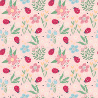 Ladybug Flower Garden Ruffle Romper