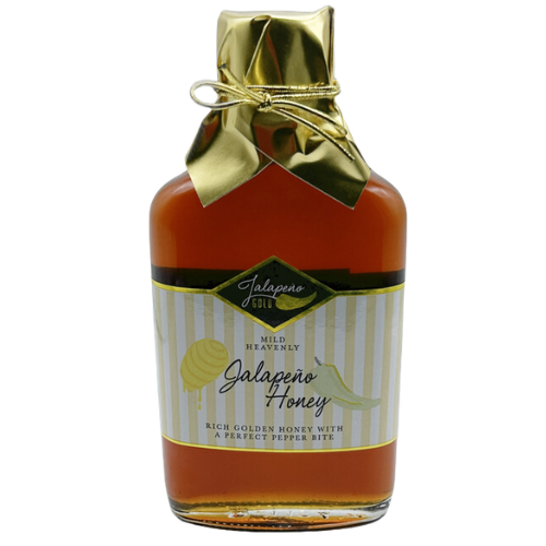 Jalapeno Honey - 10 oz flask bottle