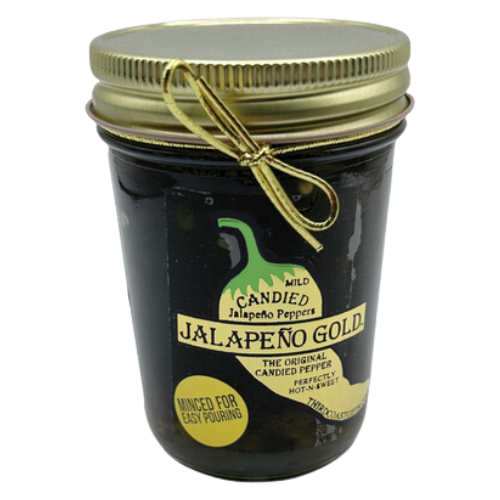 Jalapeno Gold Original- SWEET & SPICY CANDIED JALAPENOS- Minced For Easy Recipes