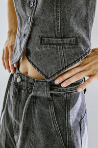 A BETTER DAY DENIM VEST