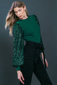 FEELING THE FUN SWEATER TOP