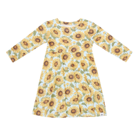 Sammy's Sunflower Swirly Girl Dress