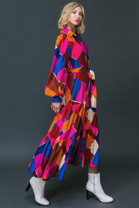 WISE WOMAN WOVEN MIDI DRESS