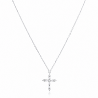 Gabriella CZ Cross Necklace