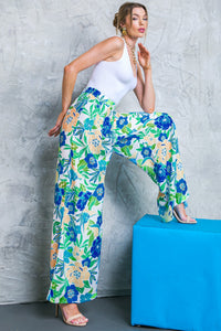FLORAL IN THE WORLD WOVEN PANTS