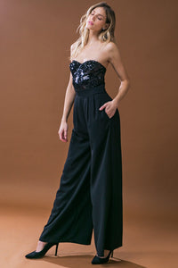 RARE BEAUTY HUNTER WOVEN JUMPSUIT