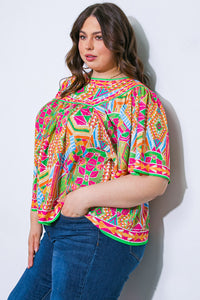 SPARKLY ENERGY WOVEN TOP