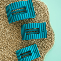 Splash Zone Medium Flat Rectangle Hair Clip