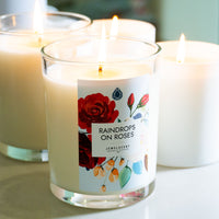 Raindrops on Roses 18oz Home Jewelry Candle