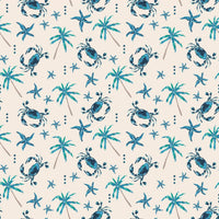 Blue Crabs Summer Pajama Set