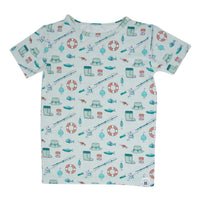 Fishing Poles Summer Pajama Set