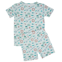 Fishing Poles Summer Pajama Set