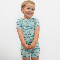 Surfing Beach Summer Pajama Set