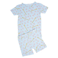 Classic Baseball Summer Pajama Set