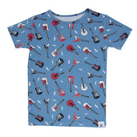 Electric Guitars Rockstar Summer Pajama Set