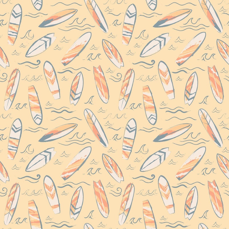 Surfboard Waves Summer Pajama Set