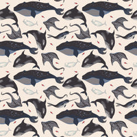 Deep Sea Creatures Whale Cap Sleeve Swirly Girl