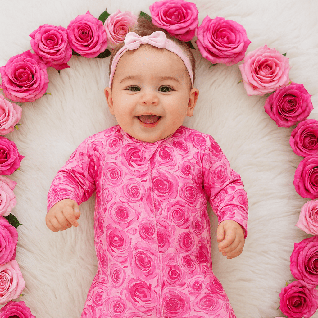 This Must Be Love Zipper Footie