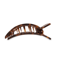 Tortoise Large Flat Square Hair Clip