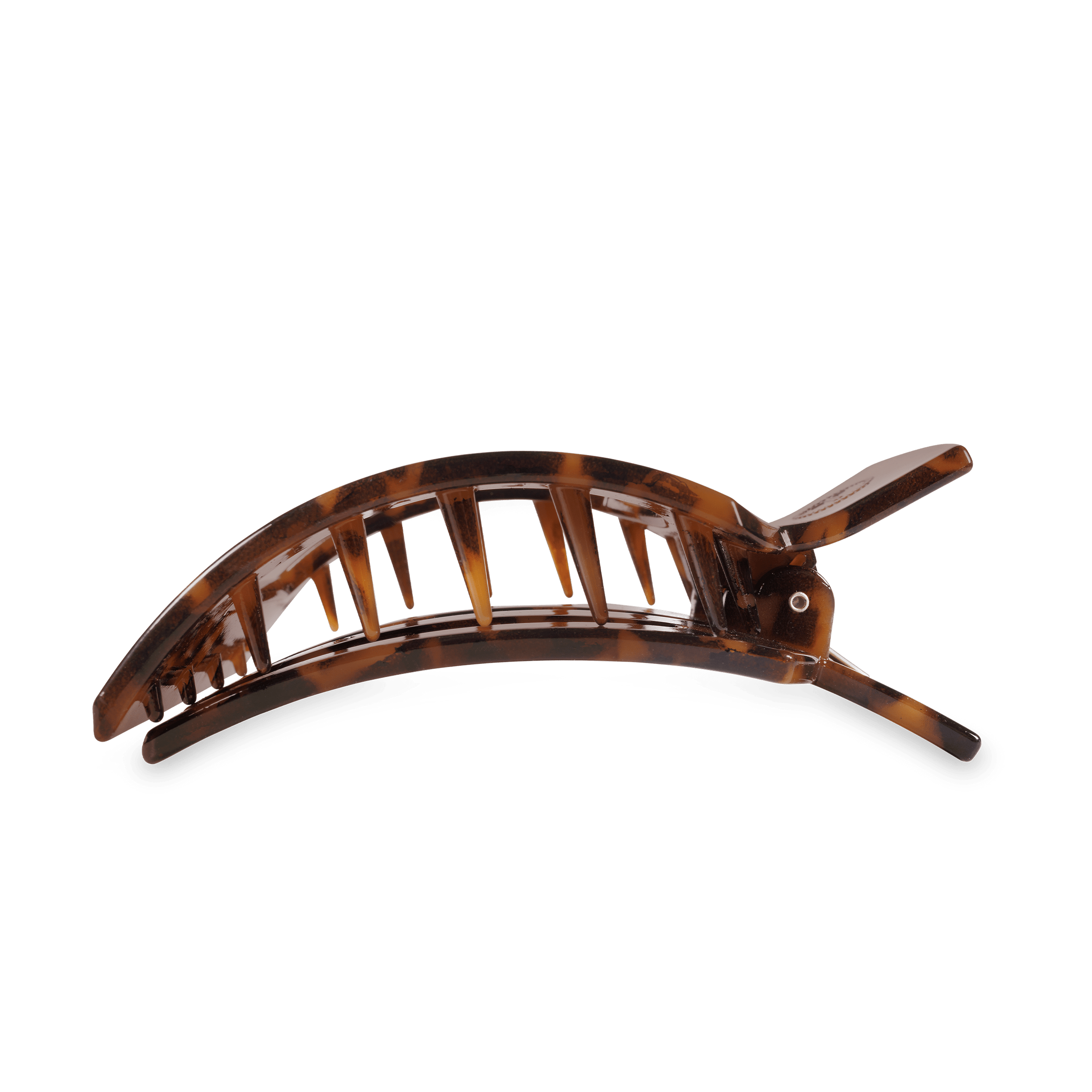 Tortoise Large Flat Square Hair Clip