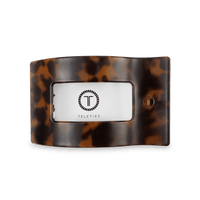 Tortoise Medium Flat Rectangle Hair Clip