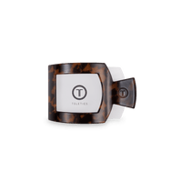 Tortoise Small Flat Square Hair Clip