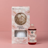 Sweet Grace Pink Flower Diffuser Oil 8oz Refill