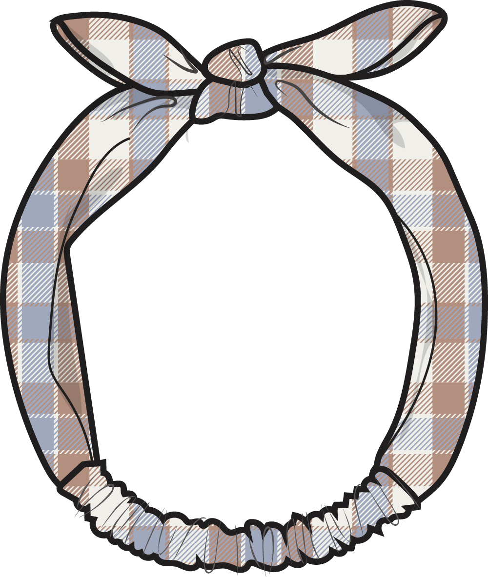 Western Plaid - Knot Headband