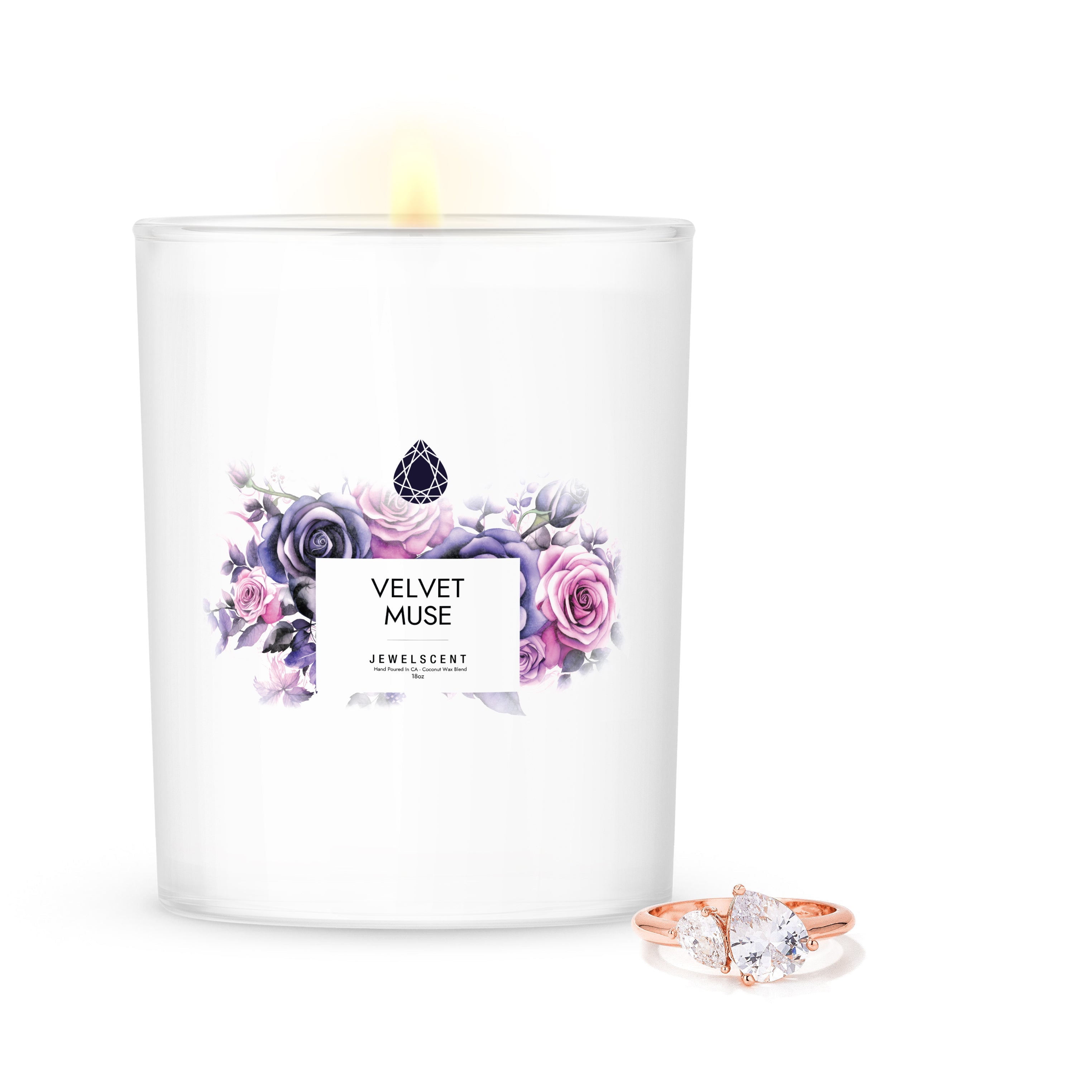 Adelyne's Velvet Muse Jewelry Candle - Thumbnail 3
