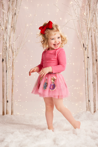 Pink Ornament Sequin Tutu