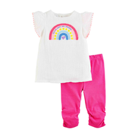 Rainbow Tunic & Legging Toddler Set